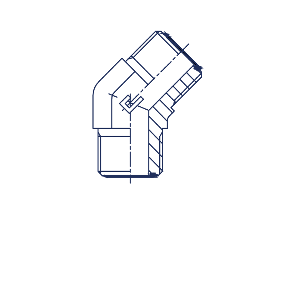 Соединение P45 ORFS 1.3/16