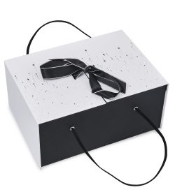 WF-185/3-B Коробка бол., черно-белый