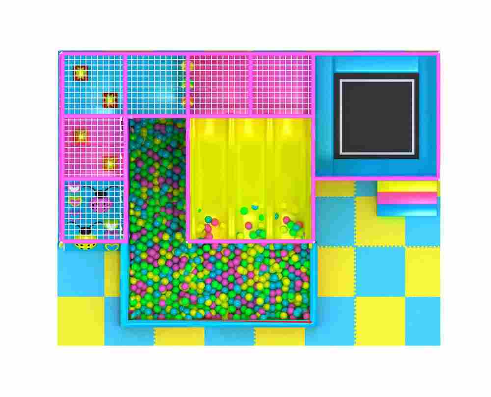 Детский игровой лабиринт «Джунгли ждут!», 7,5*5,03*2,8 м