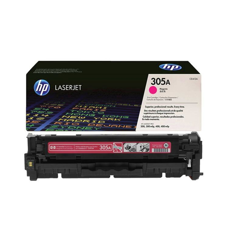 Картридж HP 305A (CE413A) для Color LaserJet Pro M351/M375/M451/M475 пурпурный (2.6k)