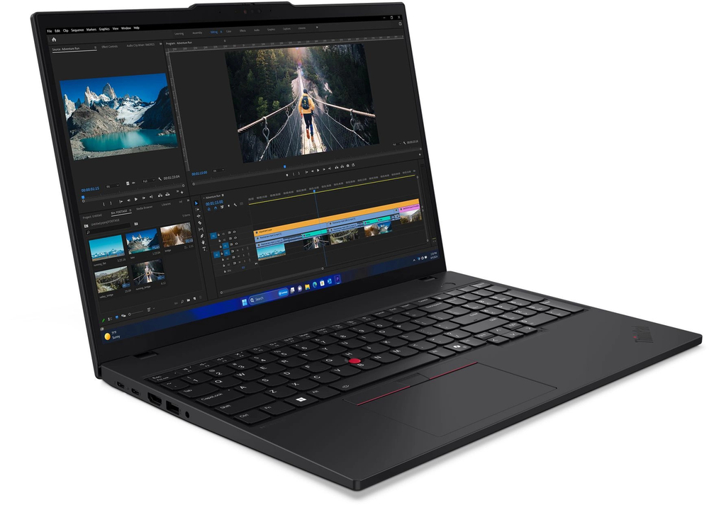 Ноутбук  Lenovo ThinkPad T16 G3 16 ", Core Ultra 7, 16 Гб RAM, 1 Тб SSD, Arc graphics, Черный