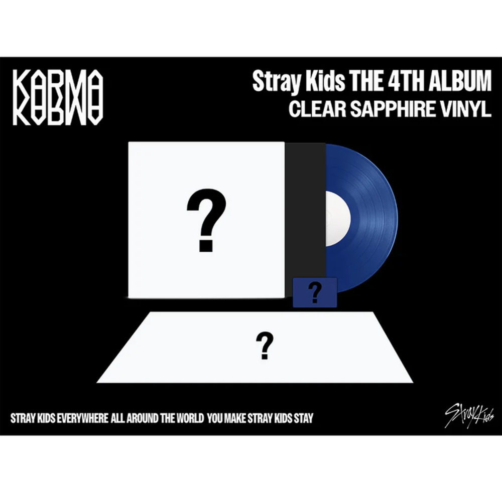 Винил Stray Kids - KARMA (CLEAR SAPPHIRE VINYL)
