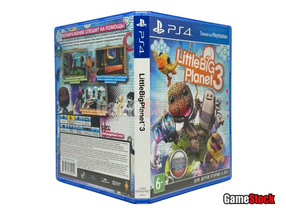 PS4 LittleBigPlanet 3 (Б/У, Полностью на русском языке, CUSA-00063/H)