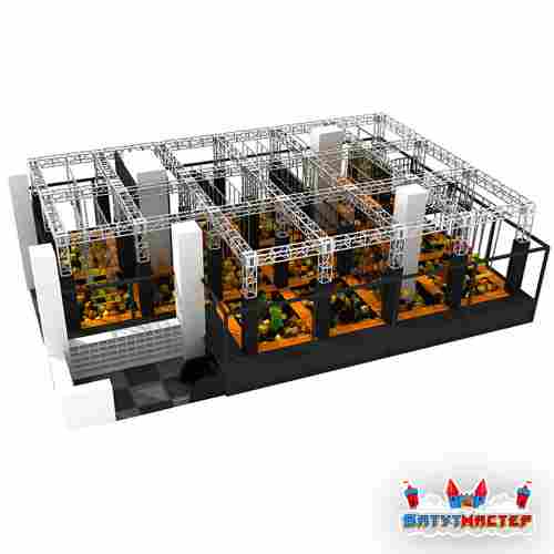 Верёвочный парк-ниндзя «Гравитационный Прорыв», 12×8×3,5 м