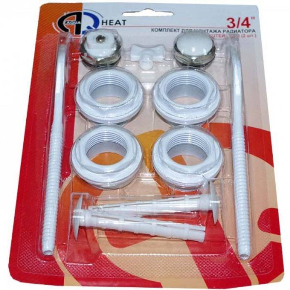 Комплект для монтажа радиатора Aqualink 03428 3/4 дюйма 11 предметов