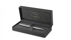 Шариковая ручка Parker Sonnet , Stainless Steel CT, стержень: M, цвет чернил: black , в подарочной упаковке
