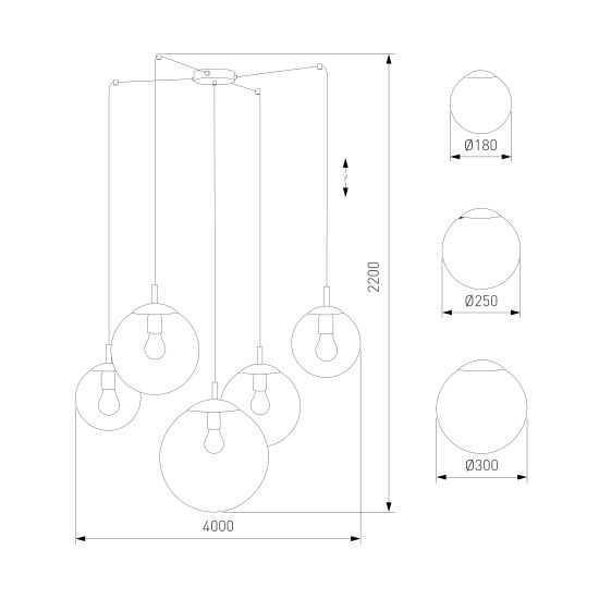 4796 / подвесной светильник / Esme