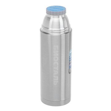 Термос 'BIOSTAL-АВТО' с узкой горл. и прям. кр., с термочехлом, 1,0л. (NBP-1000-1) Biostal