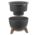 Кашпо ФЛОРИАН с внутренней вставкой на ножках D250 мм 4,2л