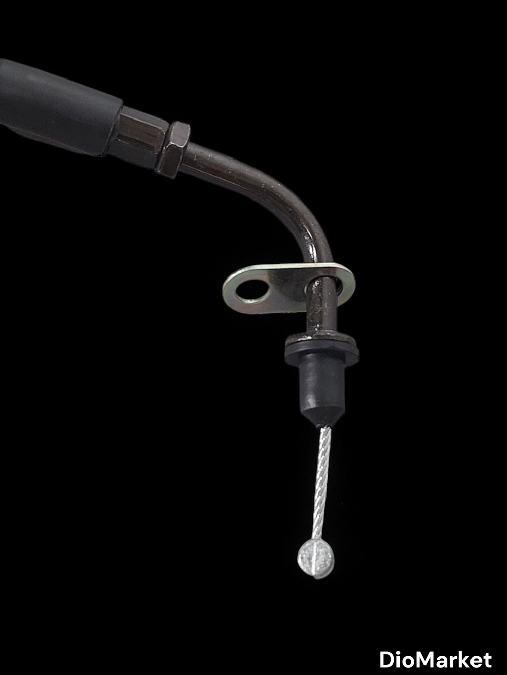 трос газа на скутер 157QMJ (крепление планка, L-2000mm)