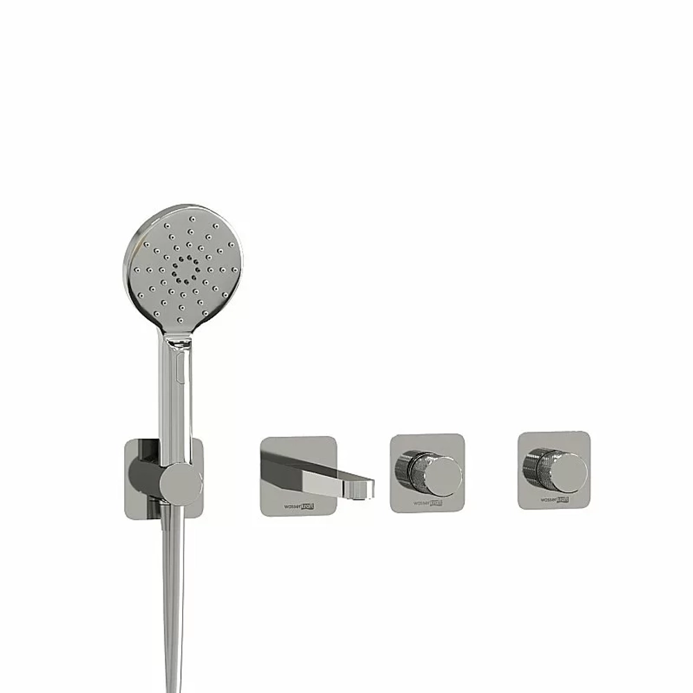 Смеситель для ванны WasserKRAFT Mosel SET2857 хром