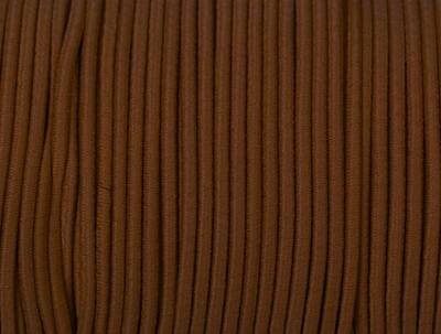Резинка шляпная, d 3 мм, связка, св.коричневый