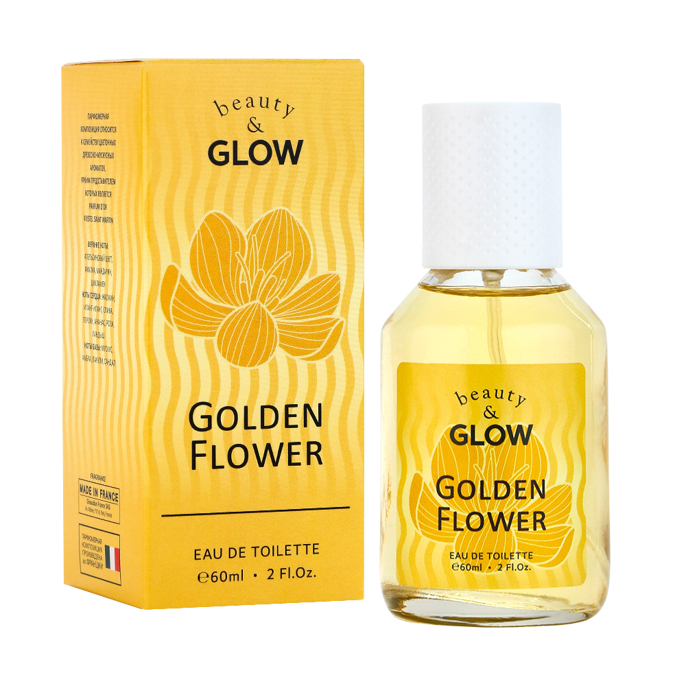 Вода туалетная Beauty&amp;Glow Golden Flower (Бьюти Энд Глоу Голден Флавер) – 60ml for women