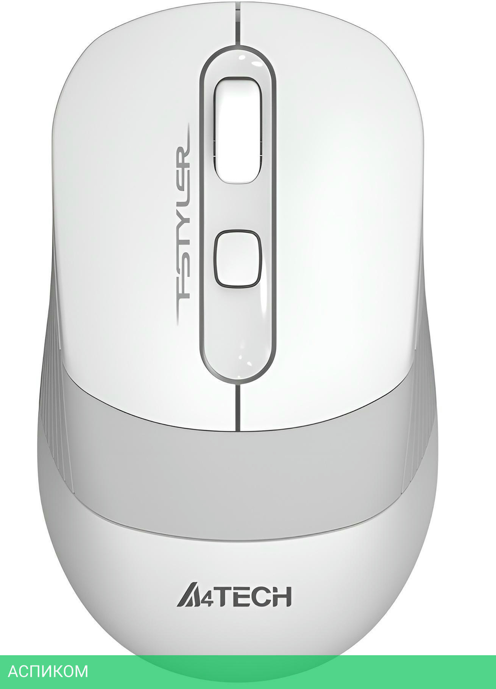 Мышь A4 Fstyler FG10 белый/серый