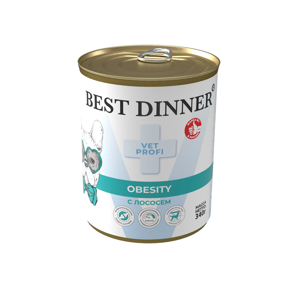 Best Dinner Vet Profi Obesity с лососем для собак