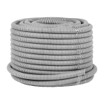 Труба гофр. ПВХ с протяжкой d20 мм (50 м) серая EKF-Plast (50.00 шт.)