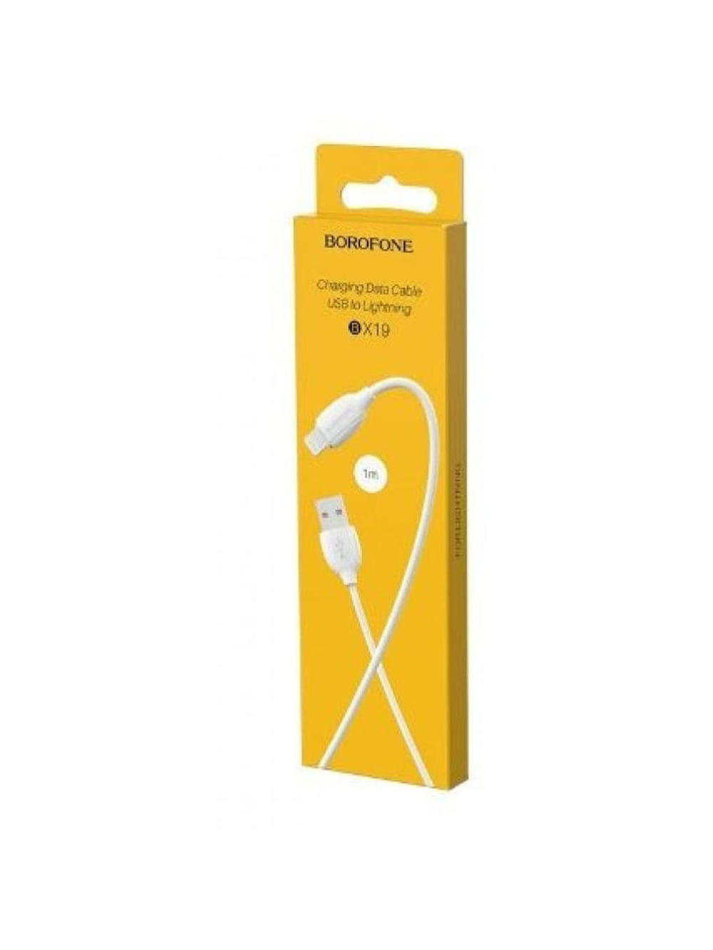Кабель USB - Lightning 1м Borofone BX19 Benefit - Белый