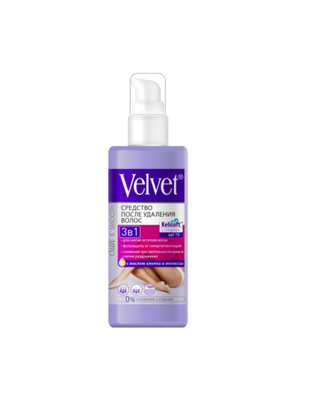 Velvet Средство после удаления волос 3 в 1 c маслом хлопка и мелиссы