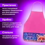 Накидка фартук с нарукавниками для труда BRAUBERG 3 кармана 46x54 см "Cute fox" (4 штуки в упаковке)