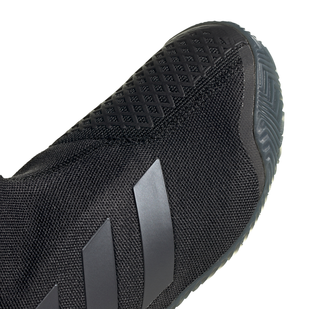 Женские Кроссовки теннисные Adidas Stycon Laceless W Clay - core black/night metallic/grey six
