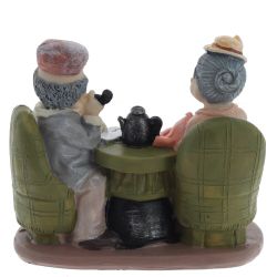 GAEM Фигурка декоративная "Бабушка с дедушкой", L15 W8 H14 см, 2в.