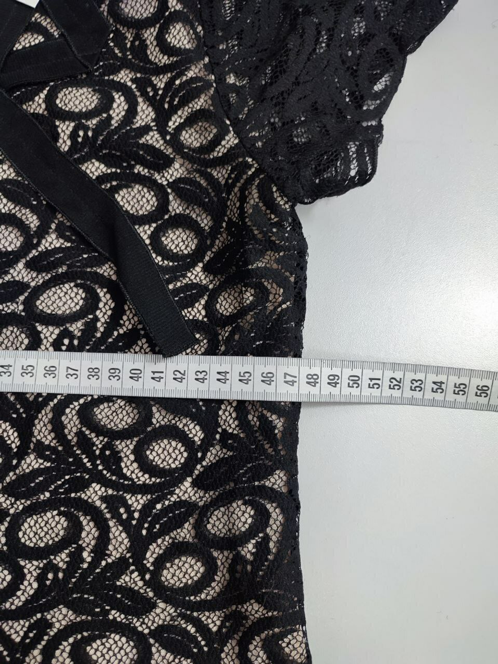 Футболка с кружевом 46 размер