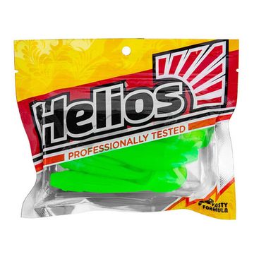 Твистер Helios Kasandra 4"29/10,9см Electric green 5шт. (HS-34-007)
