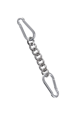 Черные однослойные наручники из двух ремешков