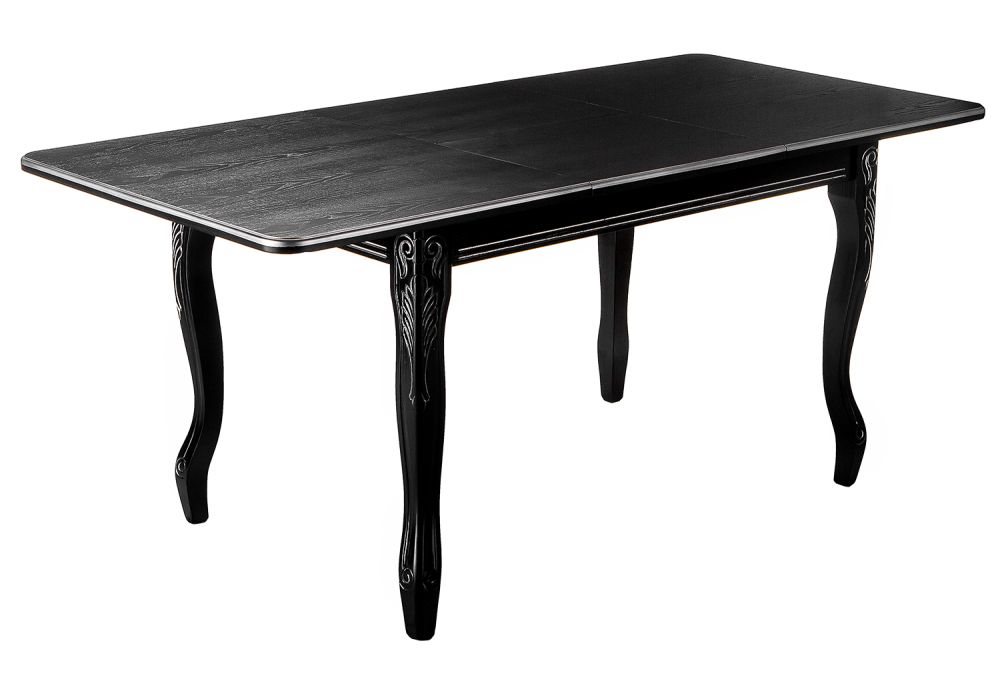 Стол Каллисто 130(180)х84х78 патина серебро