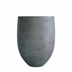 Кашпо, коллекция Concrete (Midnight), форма BARREL