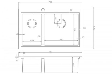 Мойка ZorG ZM R-5278-R