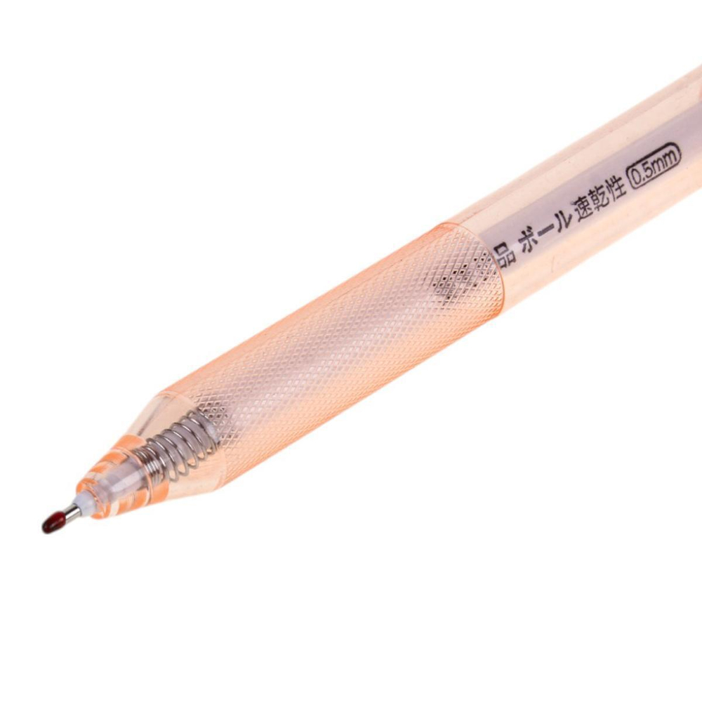 Ручка гелевая "Pastel" автомат 0,5мм, черная, полупрозрачный цв. корпуса, 6 цв.