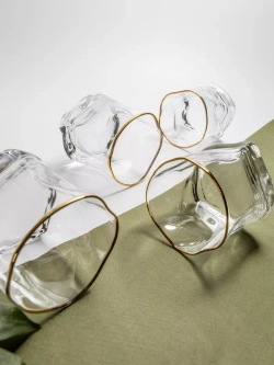 Набор бокалов для виски 6шт изогнутые