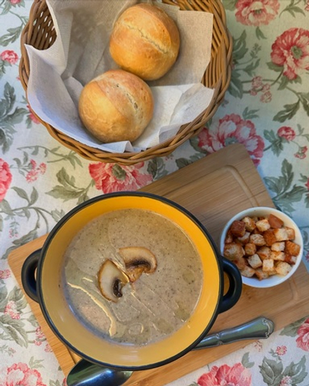 КРЕМ-СУП ИЗ ШАМПИНЬОНОВ (300/10г)