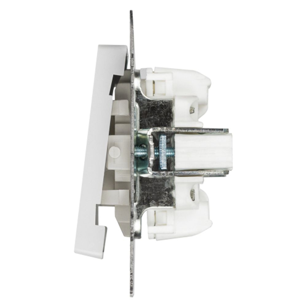 Кнопка Intro Accent 6-109-01 10А-250В, IP20, СУ, AL/CU, белый