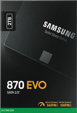 SSD диск Samsung 870 EVO 2TB (MZ-77E2T0B/EU)