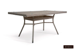 Стол обеденный прямоугольный MOKKA VILLA ROSA, серо-коричневый