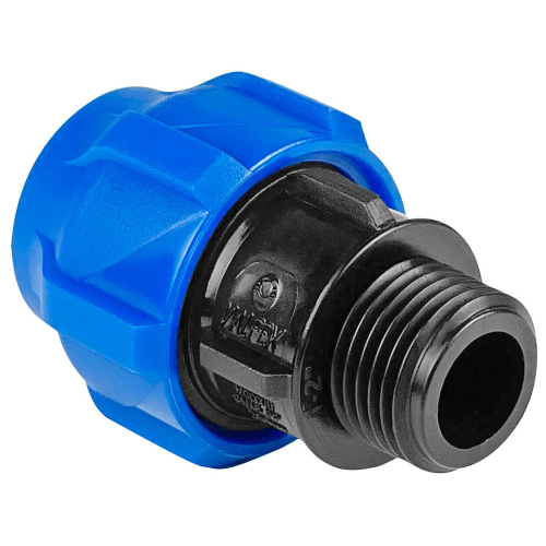 Муфта ПНД компрессионная НР 25*1/2" наружная резьба (VALFEX)