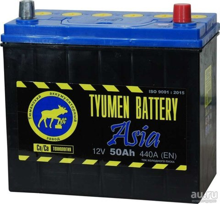 Аккумулятор Тюмень Азия 50 узкий-обратный 440А