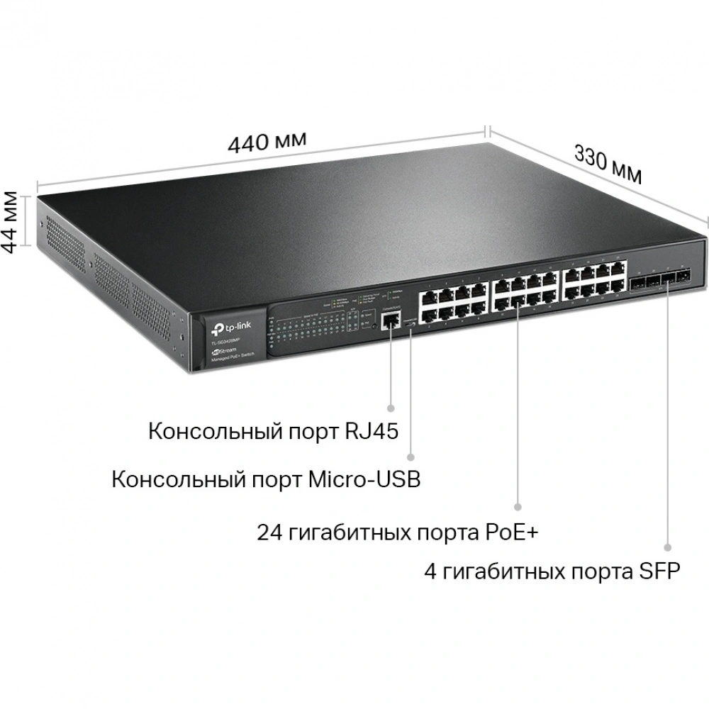 Коммутатор TP-Link SG3428MP