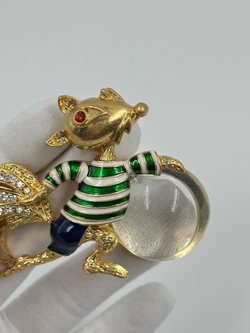 Брошь Белка Trifari