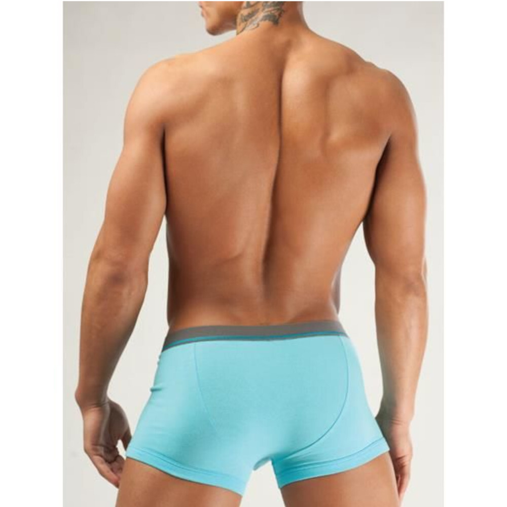 Мужские трусы боксеры голубые Opium Boxer R-82