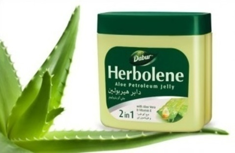 Вазелин для кожи Dabur Herbolene Aloe Petroleum Jelly with Vitamin E, смягчающий, 115 мл