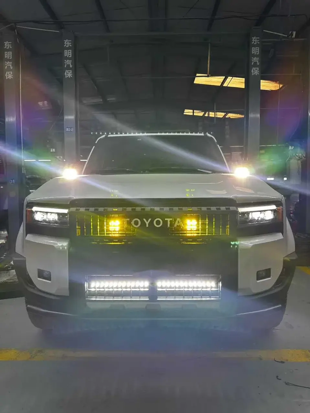 Дополнительное освещение для Toyota Land Cruiser Prado 250 LC250 2024+ Тойота крузер прадо свет противотуманники крузак