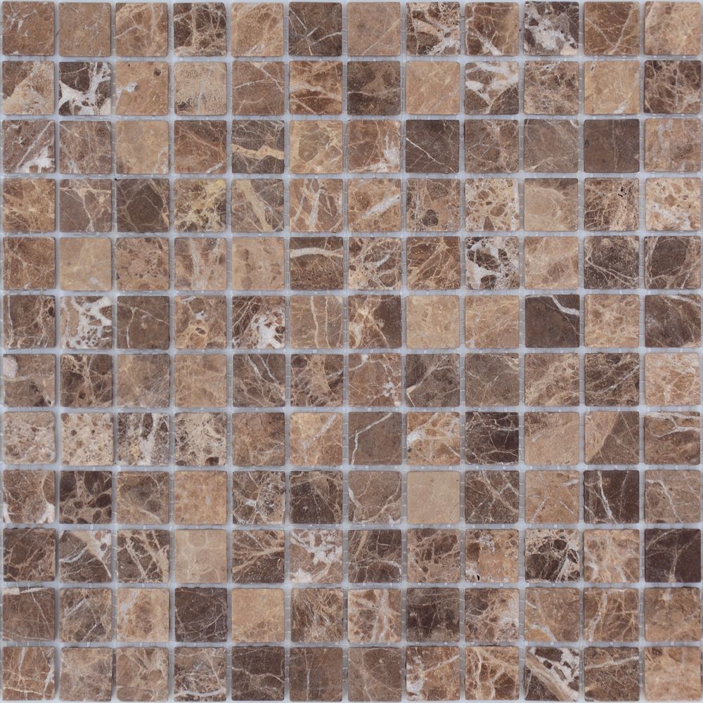 Мозаика Emperador Dark MAT 23x23x4