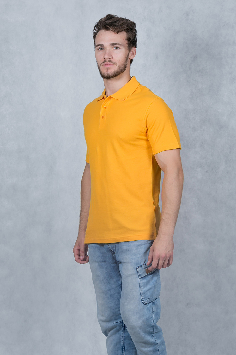 Рубашка поло ''Swan'' стандарт. Желтый