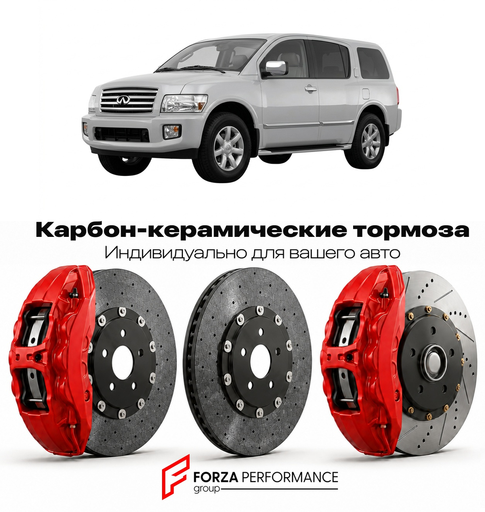 Карбон-керамическая тормозная система для Infiniti QX56 I JA60 2003-2010 Инфинити