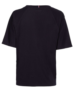 Женская теннисная футболка Tommy Hilfiger Relaxed Graphic Tee - Бирюзовый