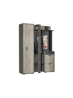 Прихожая с зеркалом комплект мебели 150х35х200 см МФ