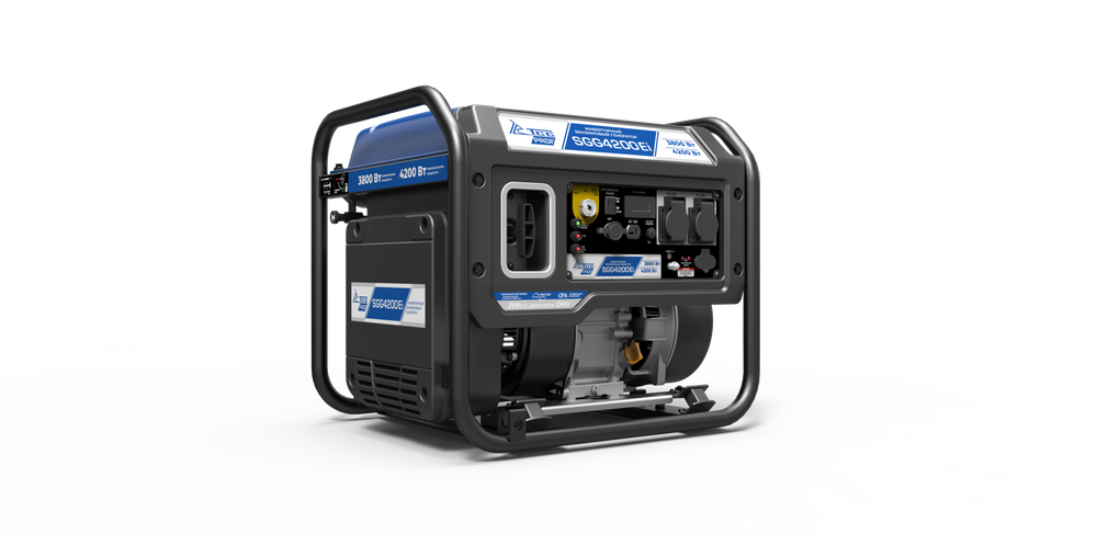 Бензогенератор инверторный ТСС SGG 4200Ei - [3.8 кВт / 220В] эл. старт